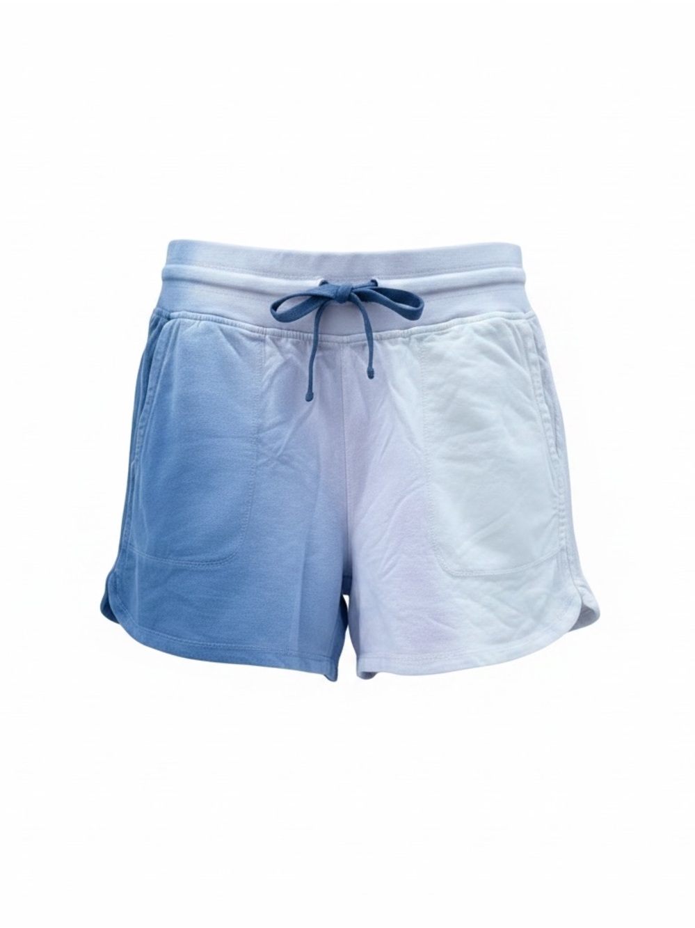 Splendid blue & white tie dye drawstring shorts XS